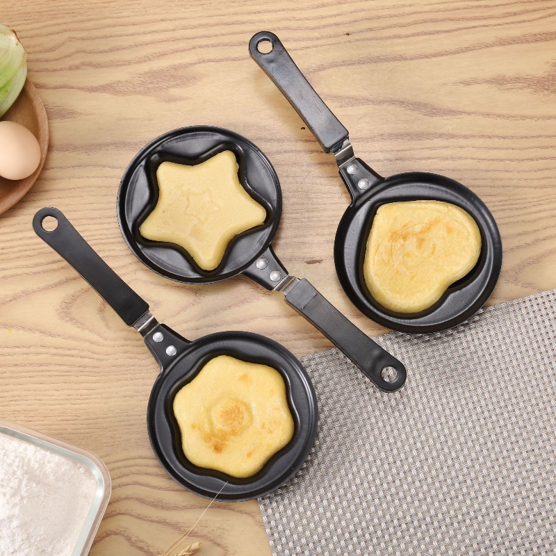 Mini Pancake Griddle - Breakfast Egg Frying Pot Egg Mold