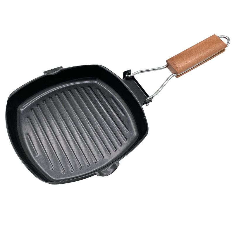 Crepe Pan Carbon - Non Stick square Beef Steak Frying