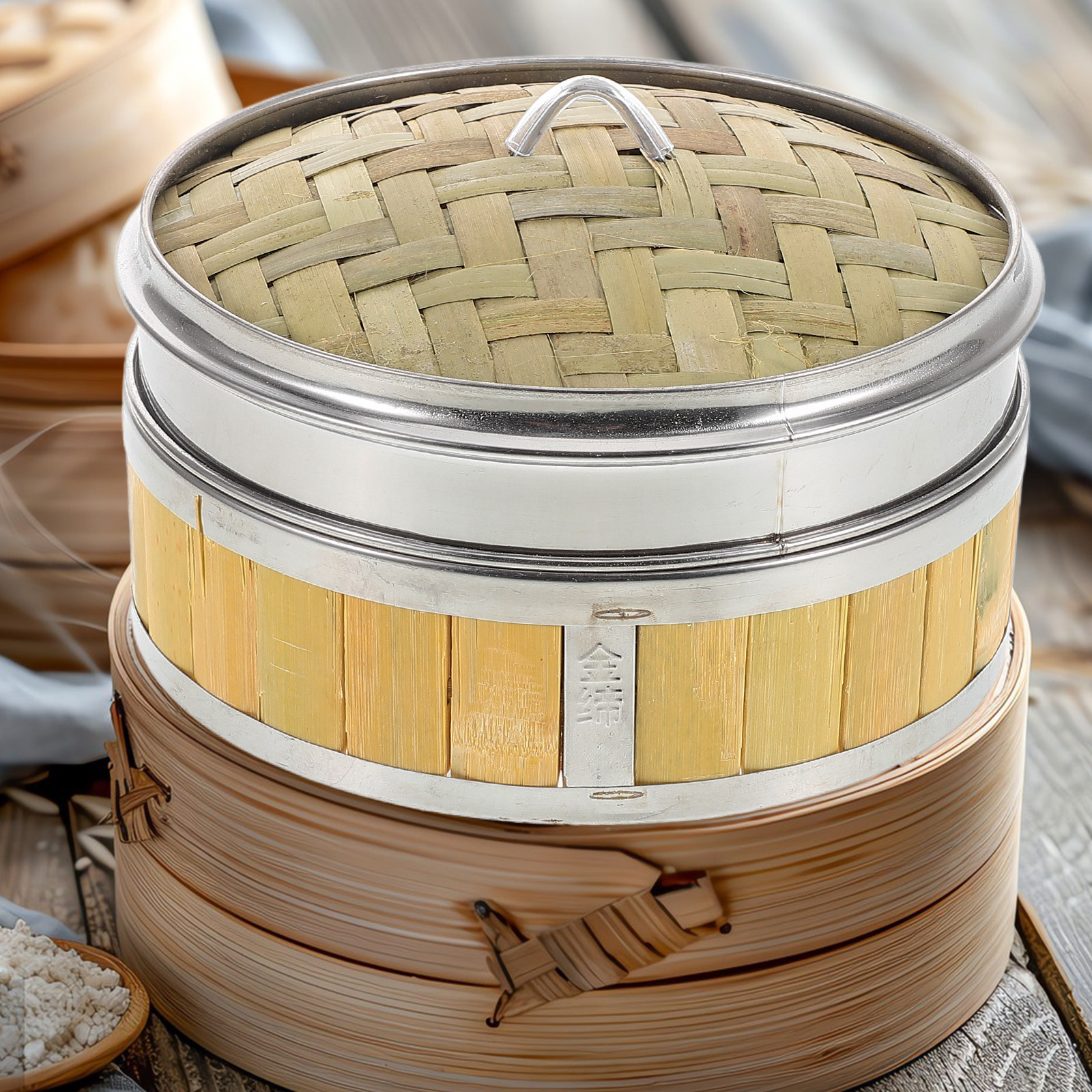 Bao Steamer Bamboo - Chinese Food Steamer Bamboo Steamer Basket