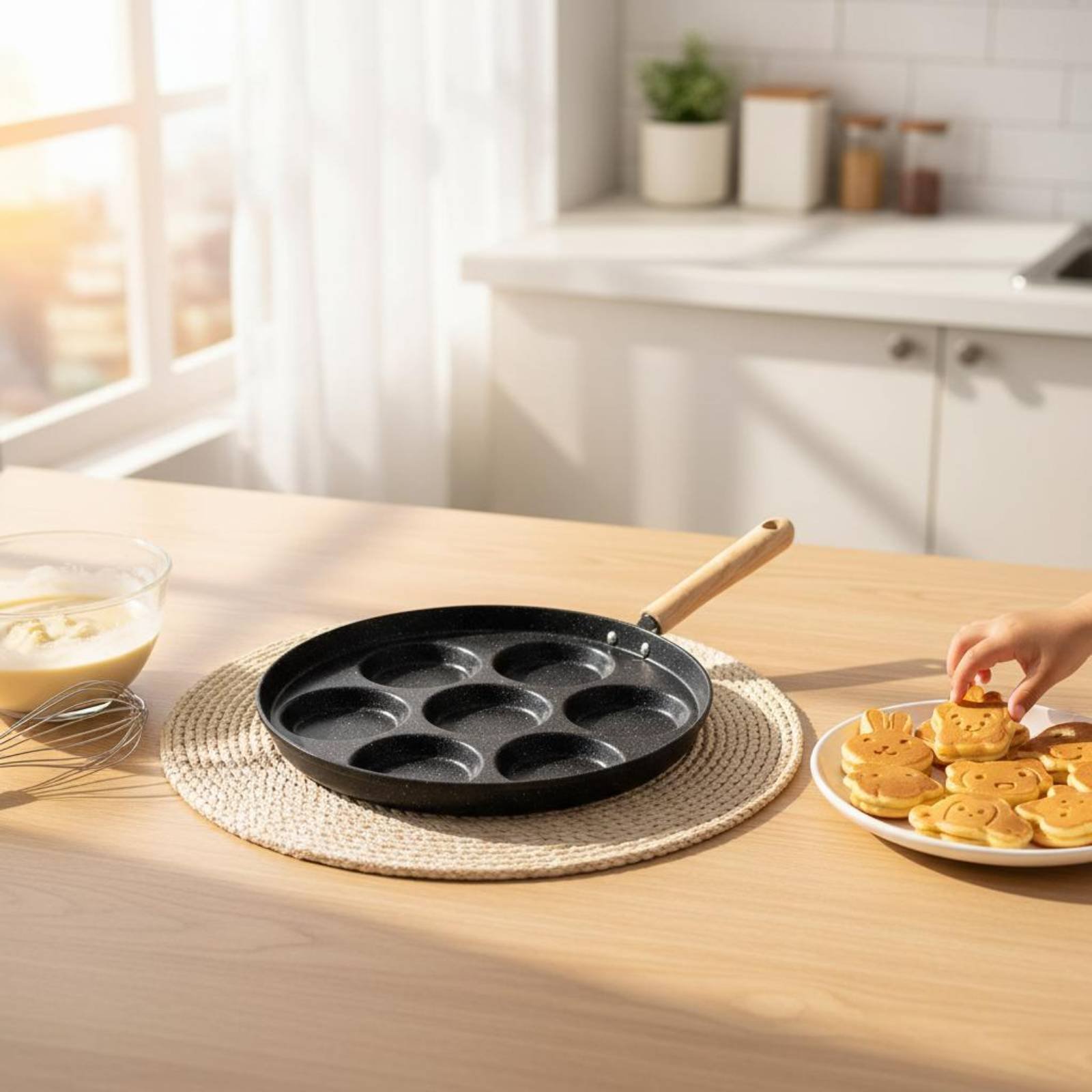 Flat Bottom Pancake Pan Low Sm - Crepe Pan Carbon review and price