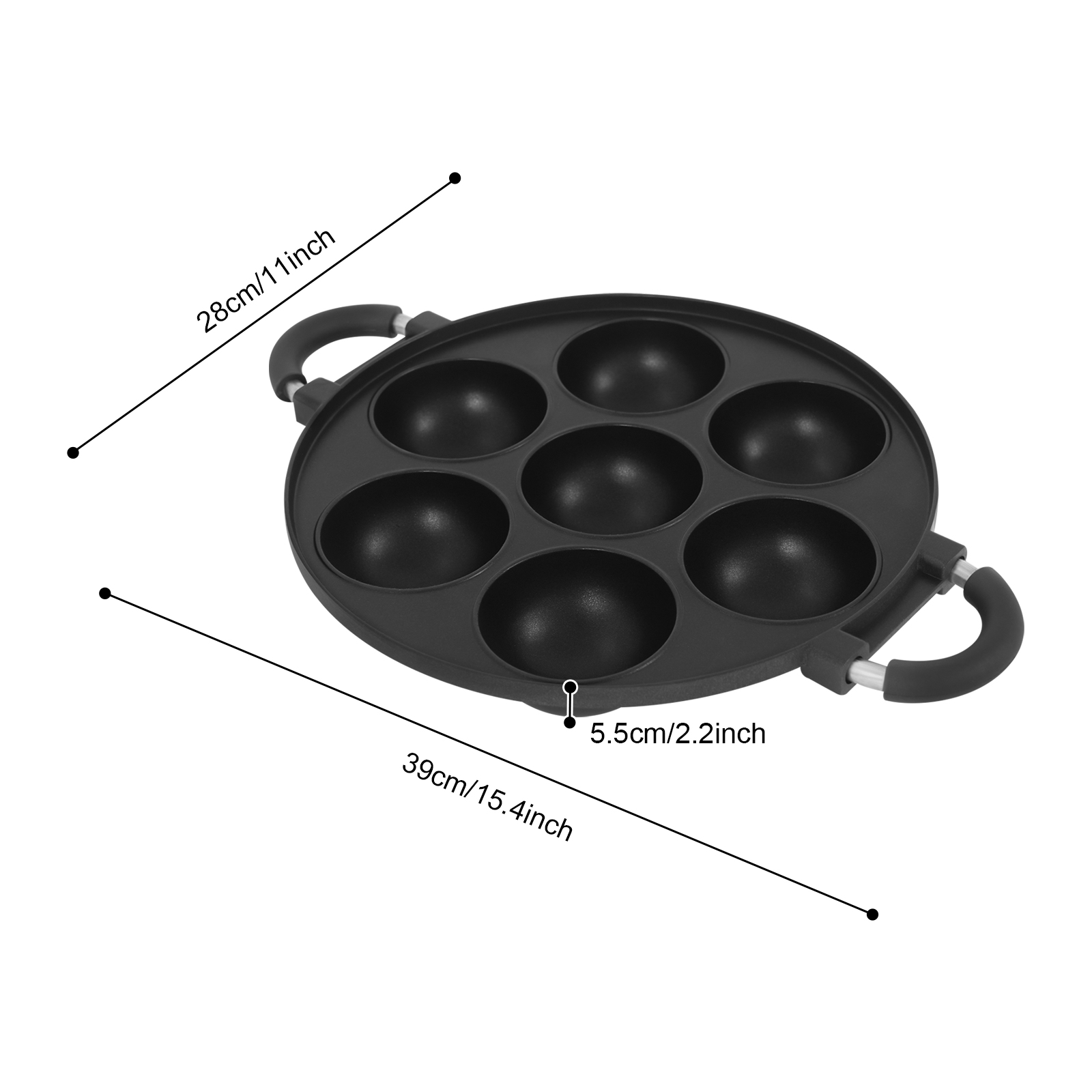 Cake Mold, 7 Hole Egg Waffle B - Egg Waffle Pan review and price