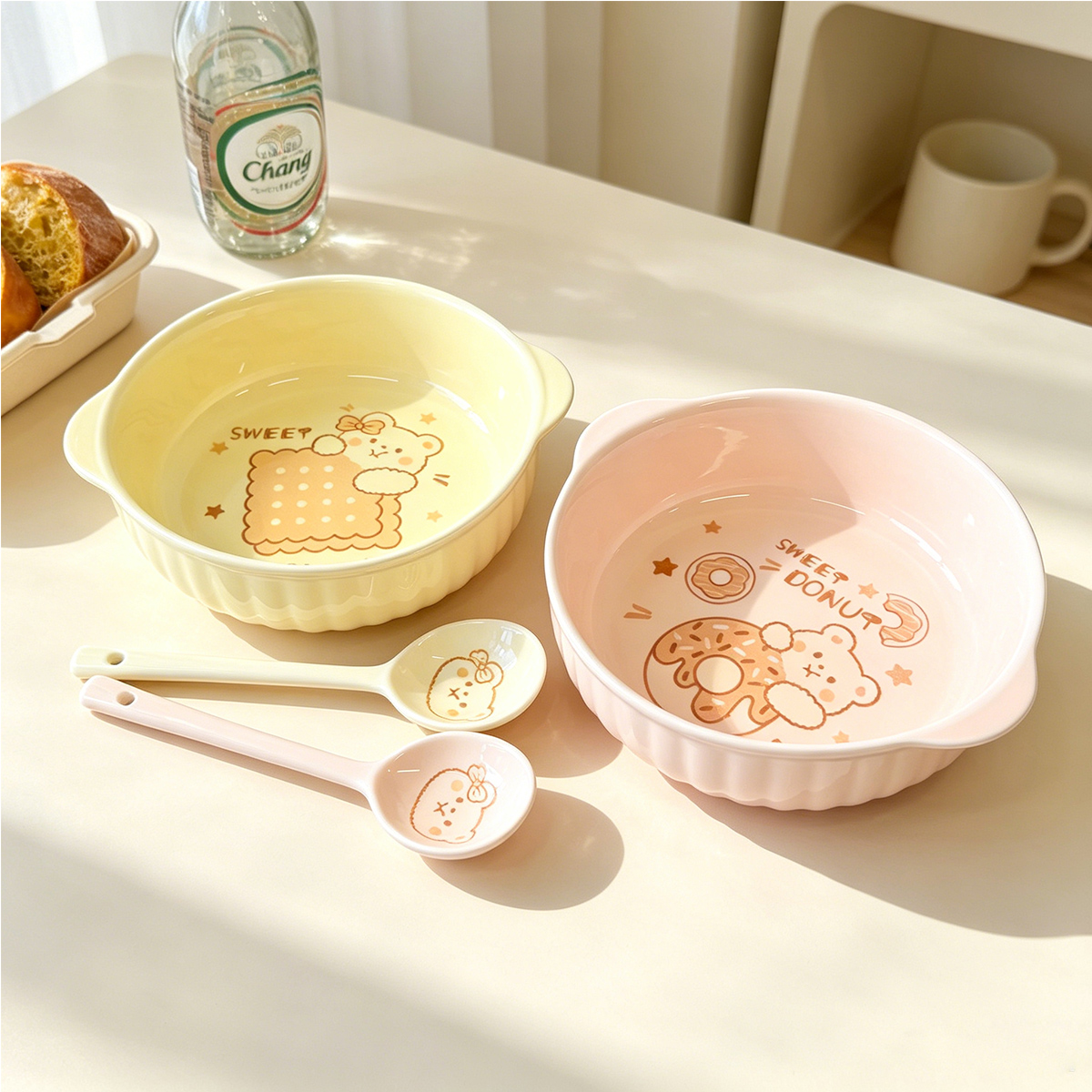 7.5 Inch Cute Cartoon Bear Rab - Dim Sum Basket review and price