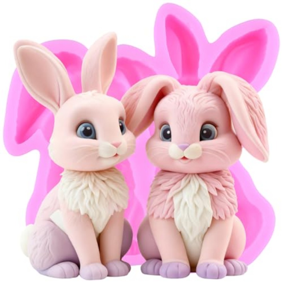 Rabbit Fondant Mold Easter Bun - Bunny Cake Mold review and price