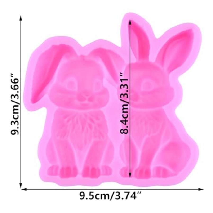 Rabbit Fondant Mold Easter Bun - Bunny Cake Mold review and price