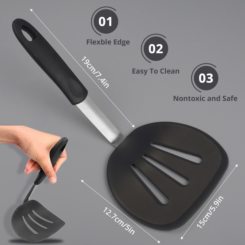 Flexible Silicone Spatula Turn - Okonomiyaki Spatula review and price