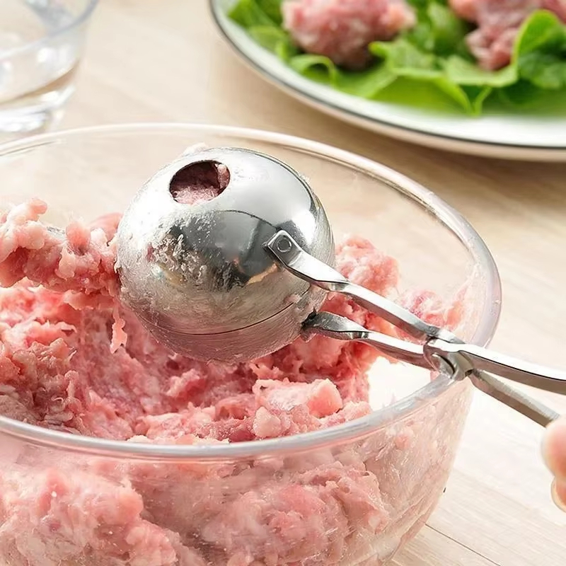 2PC Stainless Steel Meat Ball  - Hot Dog Press review and price