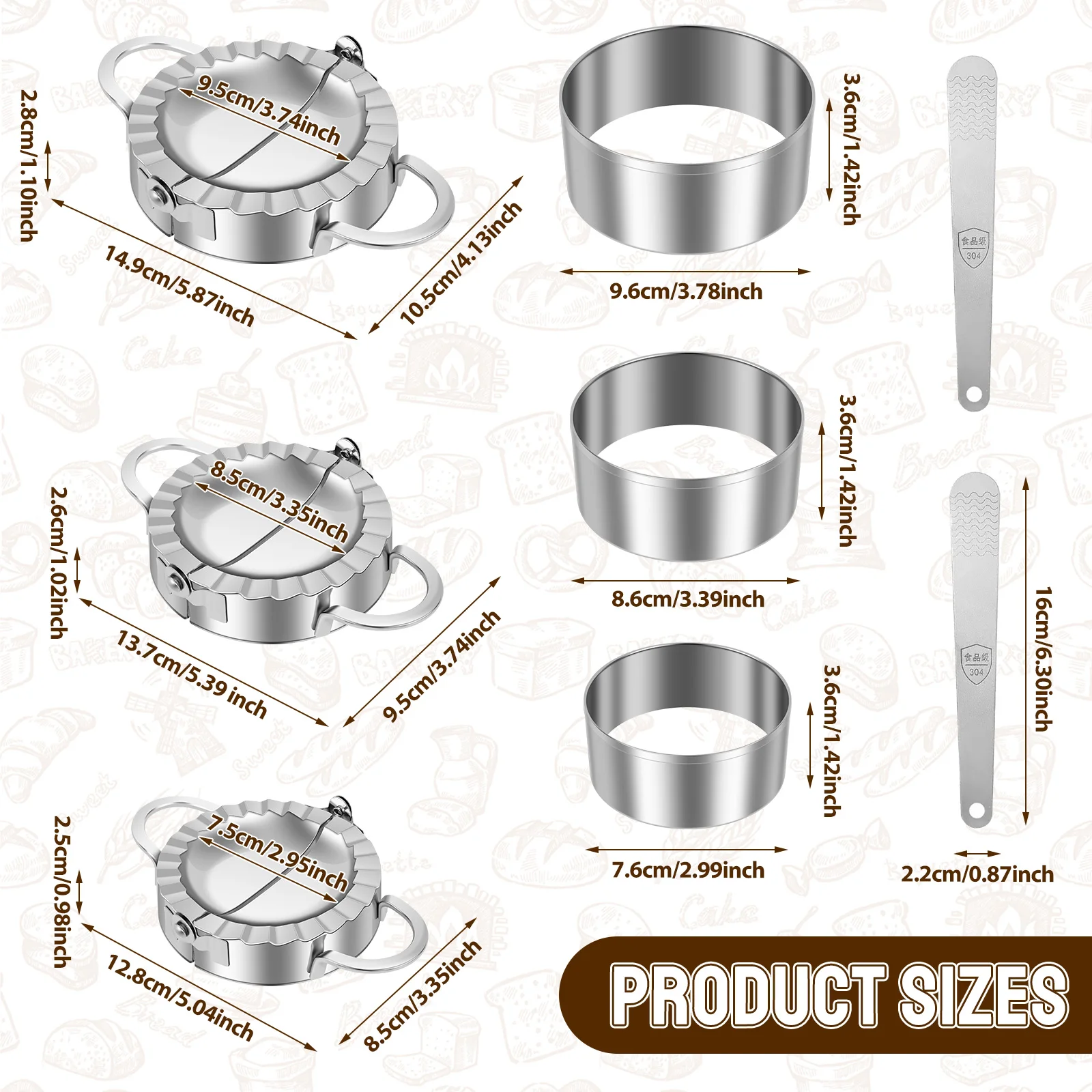 Stainless Steel Dumpling Maker - Dumpling Press Set review and price