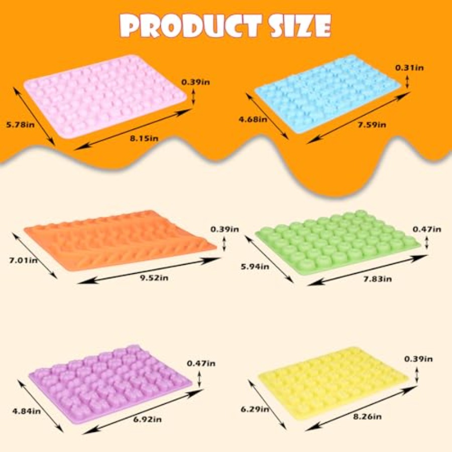 Gummy Bear Molds Silicone 37PC - Donut Mold Silicone review and price