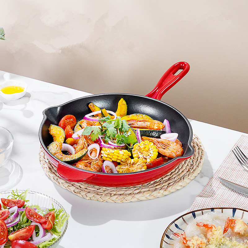 Enameled Cast Iron Skillet Sin - Cast Iron Corn review and price