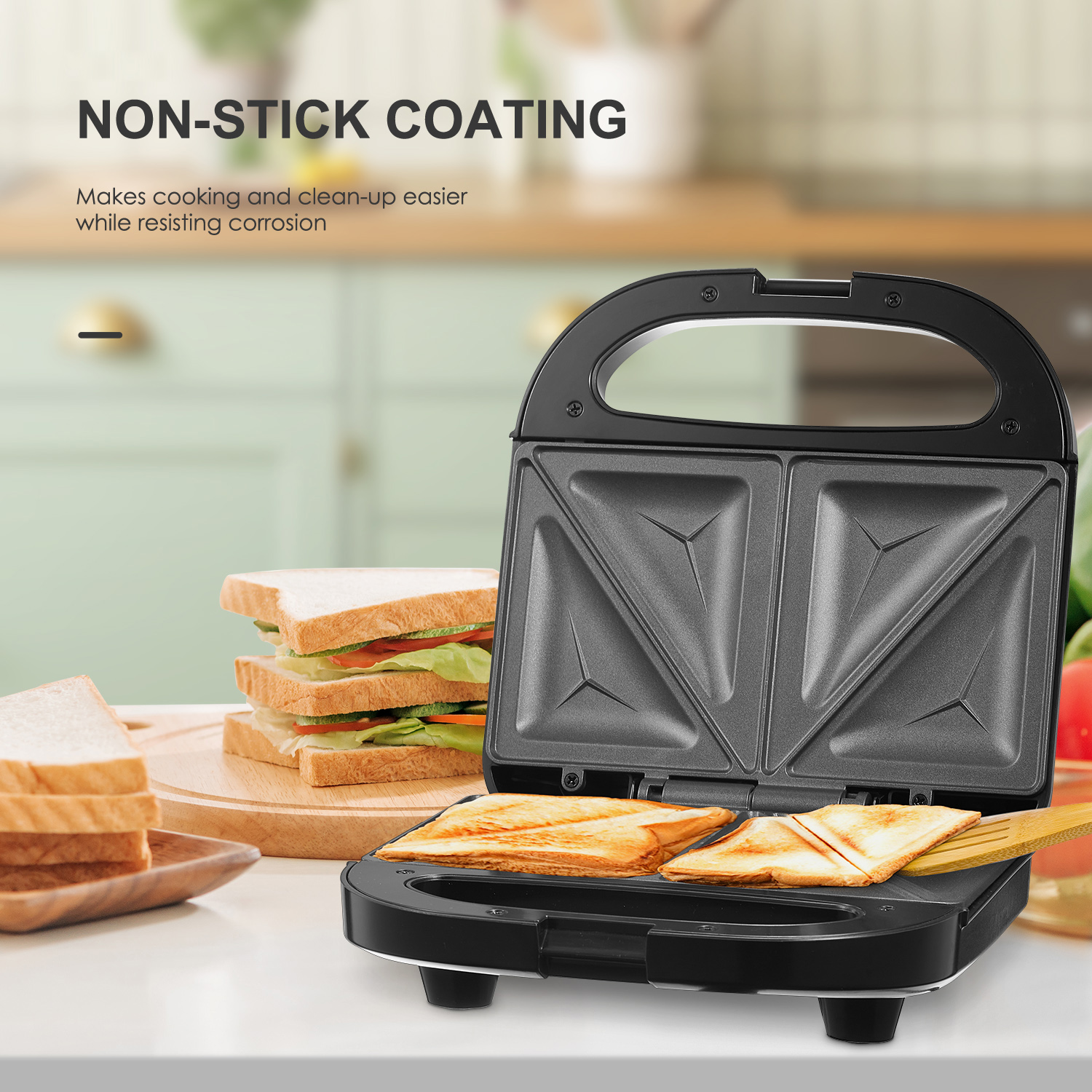 Stainless Steel 750W Sandwich  - Hot Dog Press review and price