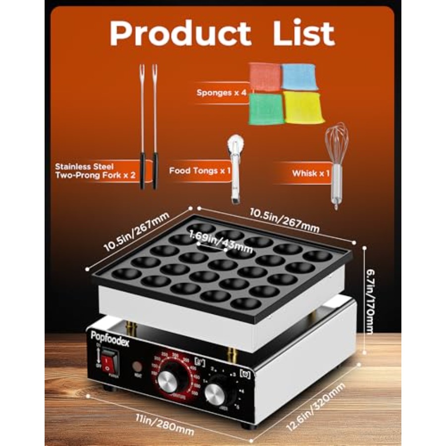 Mini Pancake Maker - Mini Panc - Mini Pancake Griddle review and price