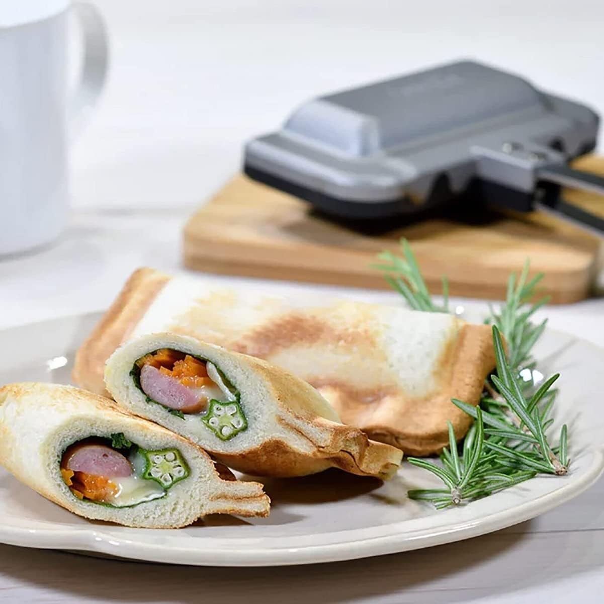 Breakfast Sandwich Maker, 4w1h - Hot Dog Press review and price