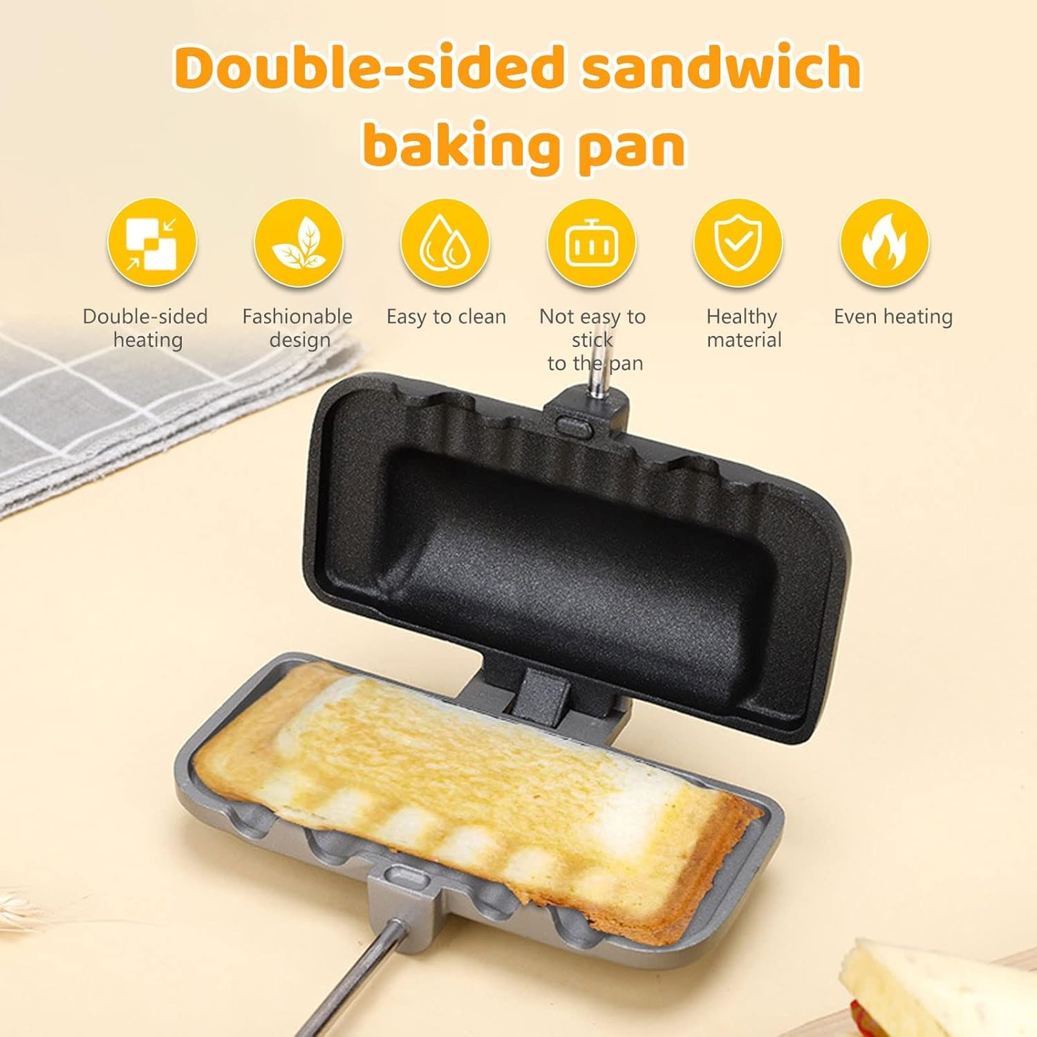 Breakfast Sandwich Maker, 4w1h - Hot Dog Press review and price