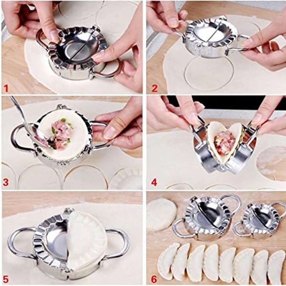 Stainless Steel Dumpling Maker - Dumpling Press Set review and price