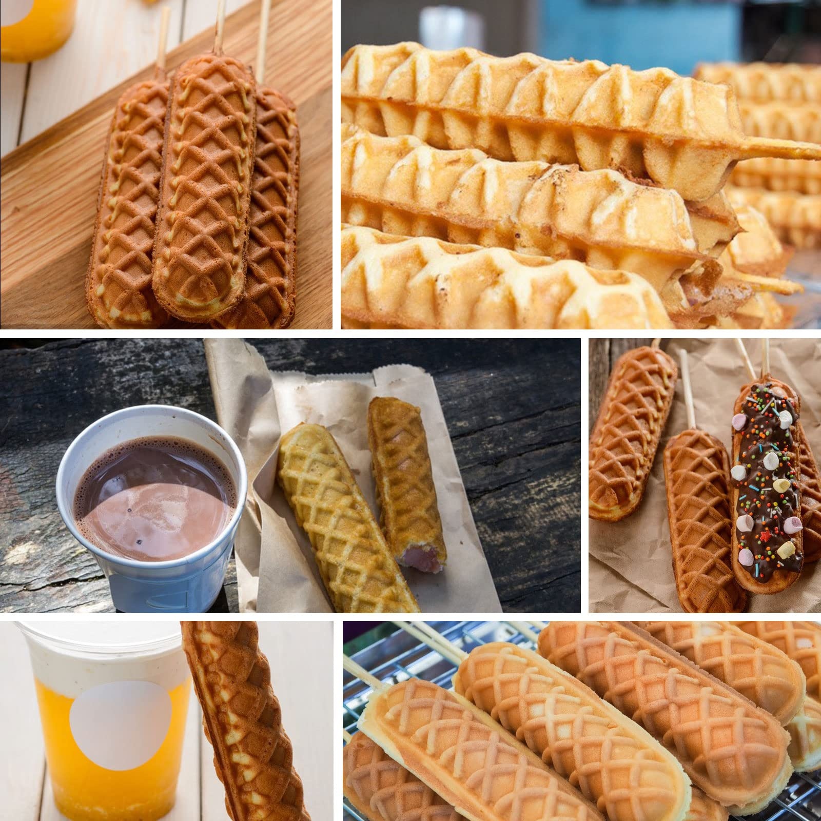 6-Piece Non-stick Waffle Bar M - Corn Dog Stick review and price