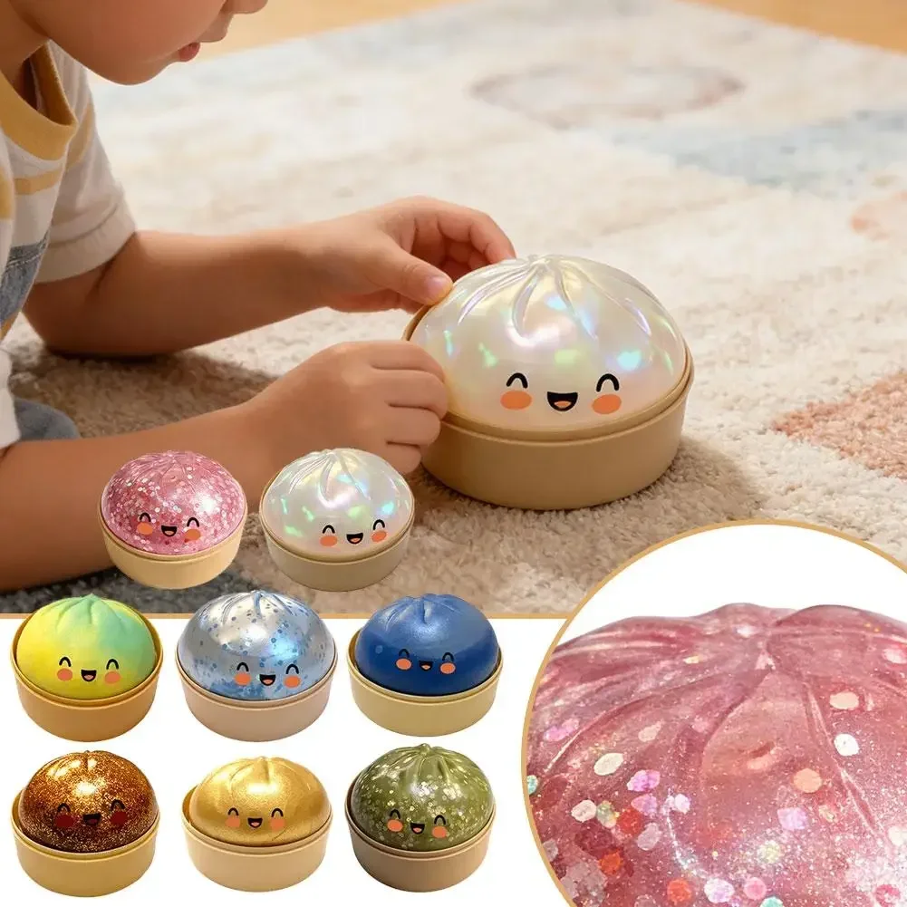 Metallic Glitter Bao Bun Slow  - Bao Steamer Bamboo review and price
