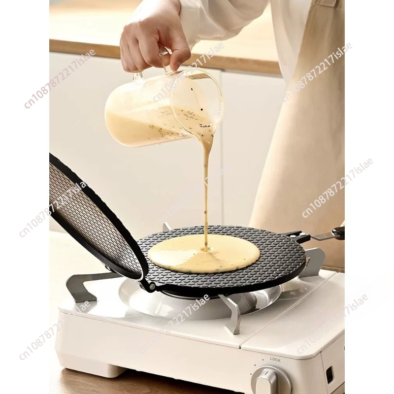 Gas Type Non-stick Waffle Cone - Egg Waffle Pan review and price