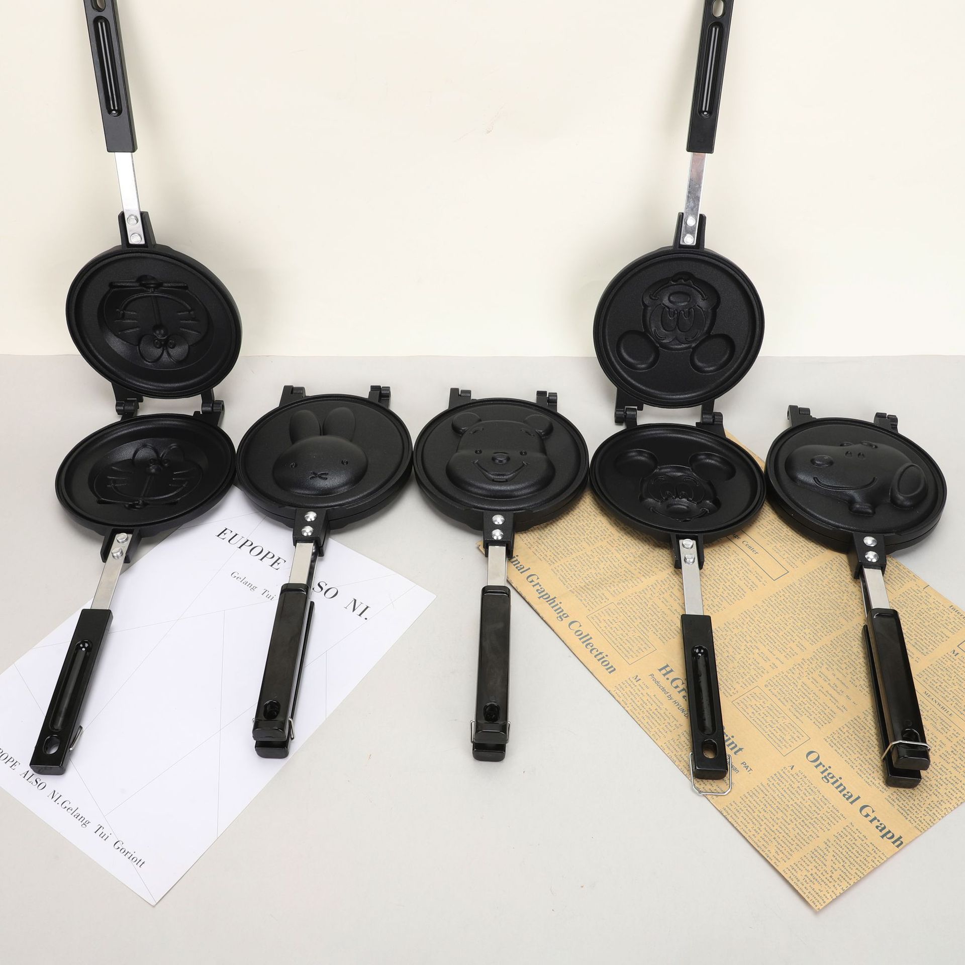 Multifunctional Cartoon Round  - Egg Waffle Pan review and price