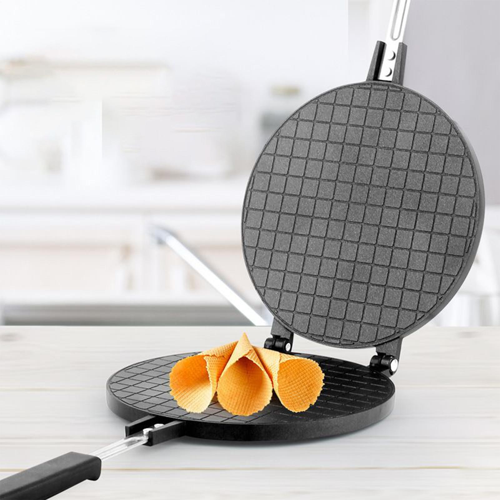 Ice Cream Cone Maker Checkered - Crepe Pan Carbon review and price