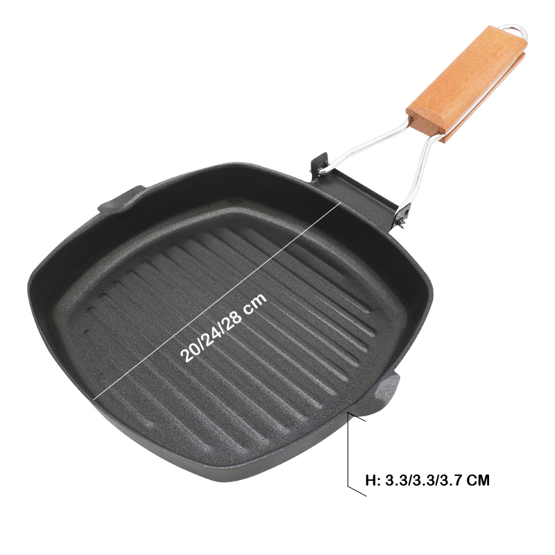 Non Stick square Beef Steak Fr - Crepe Pan Carbon review and price